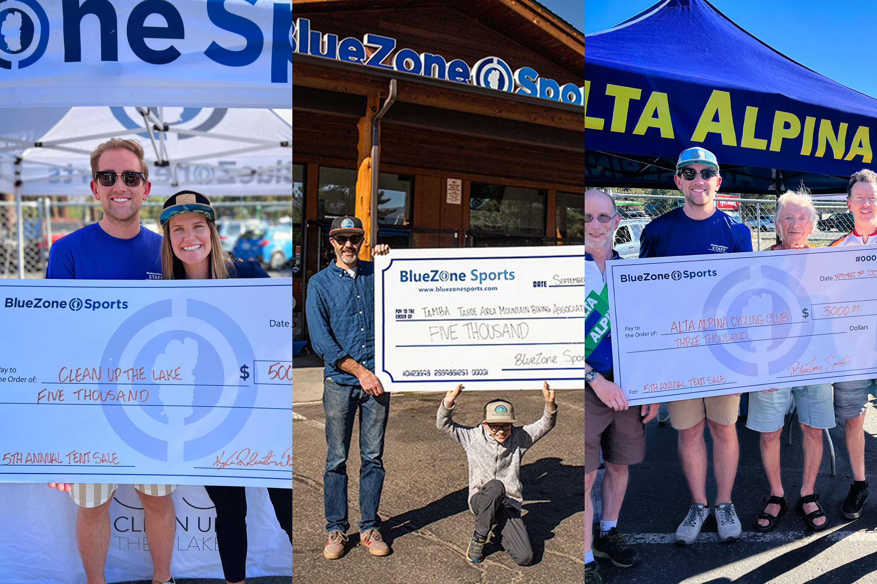 6th Annual Labor Day Tent Sale at BlueZone Sports