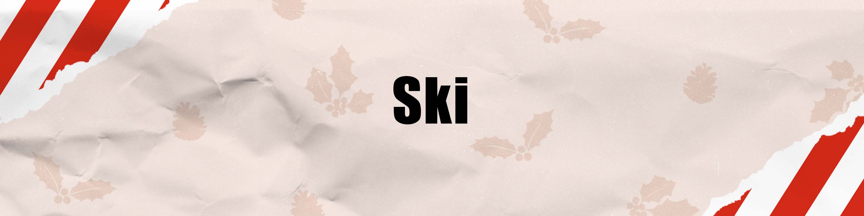 Holiday gift guide header for the skier