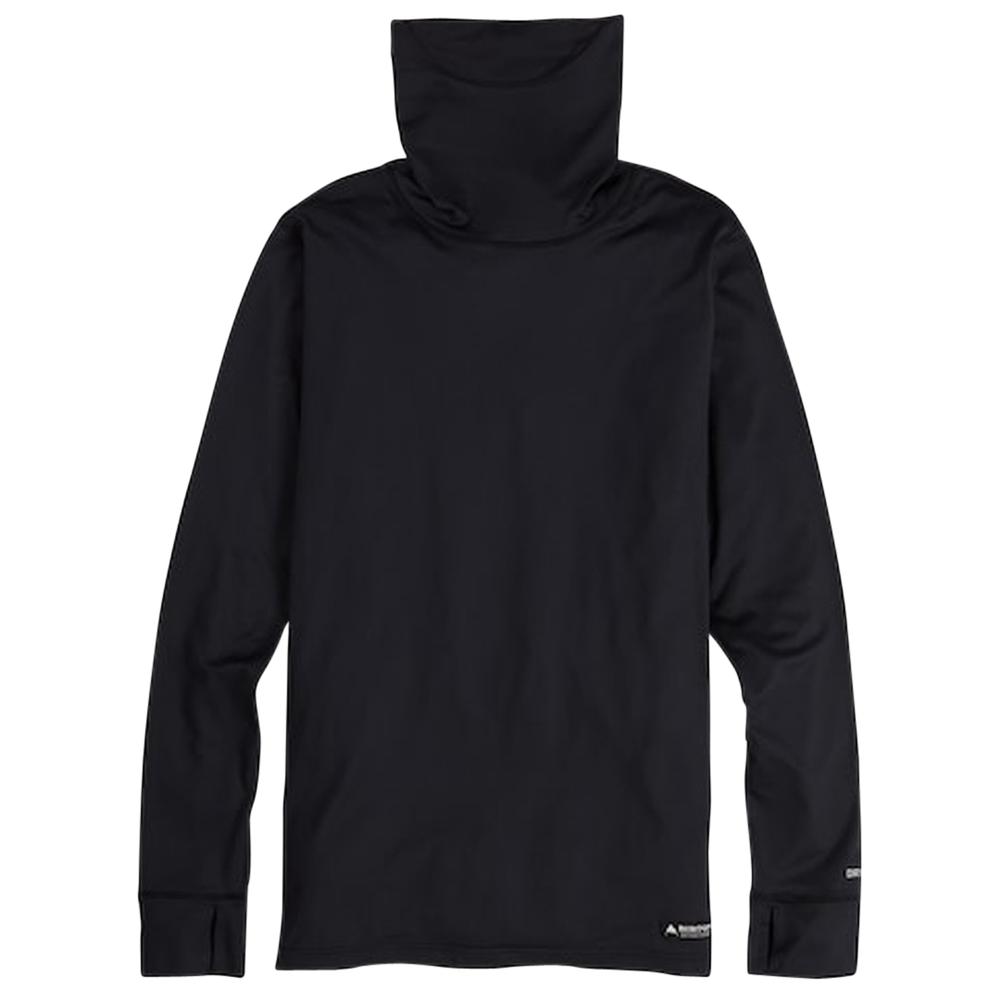 Burton Men's Midweight Base Layer Long Neck Shirt TRUEBLACK
