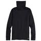 Burton Men's Midweight Base Layer Long Neck Shirt TRUEBLACK