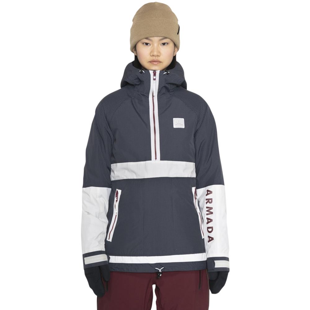 Armada Women's Rosalie 2L Insulated Anorak Jacket BLANC/INDIGO