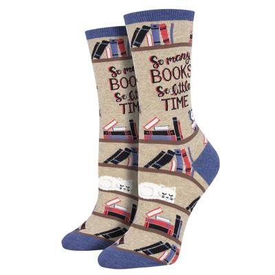 Socksmith Women's Time For A Good Book Socks