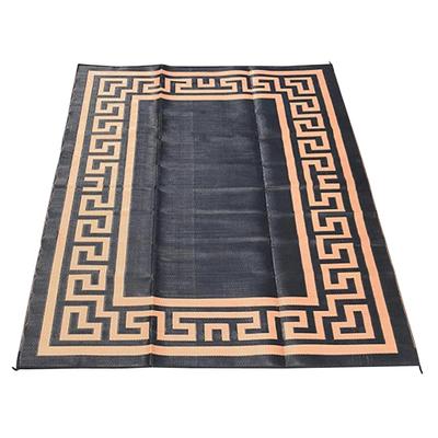 WFS 9' X 12' Greek Key Pattern Woven Mat LED
