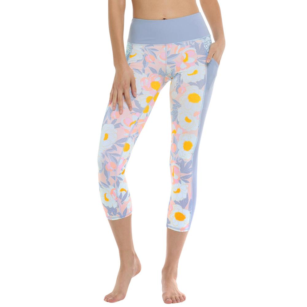 Body Glove Women's Wayta Vigor Cross-Over Capri LT.DENIM