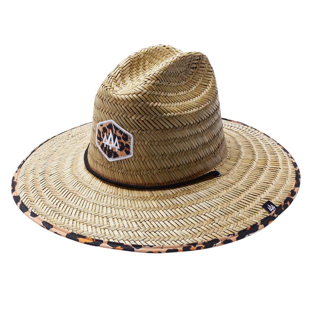 Hemlock Unisex Big Cat Straw Hat LEOPARDPRINT