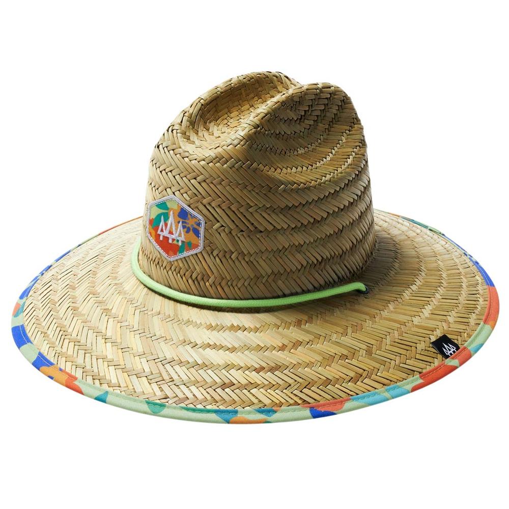 Hemlock Big Kids Ross Straw Hat ABSTRACTFLORALPRINT