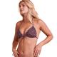 Eidon Women's Wildflowers Summer Push-Up Bikini Top DEEPSEA
