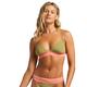 Billabong Women's A/Div Banded Triangle UPF 50 Bikini Top CEDAR