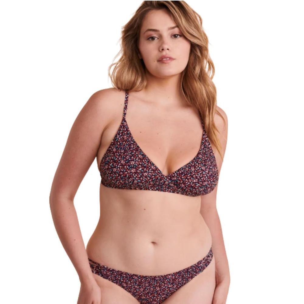 Eidon Wildflowers Madison D/DD/E Cup Bikini Top DEEPSEA