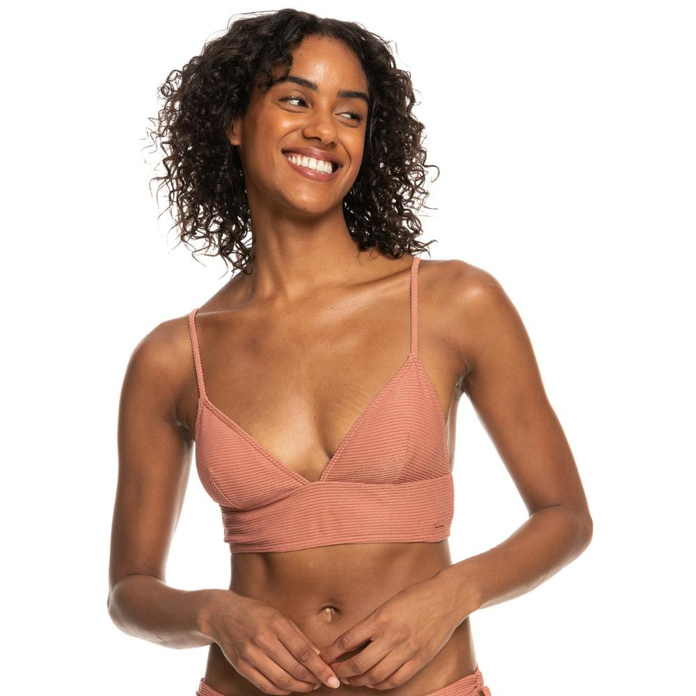 Roxy Women's Coconut Crew Tank Bikini Top CEDARWOOD