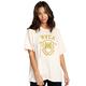 RVCA Women's VA Shield Boyfriend Tee STRAW