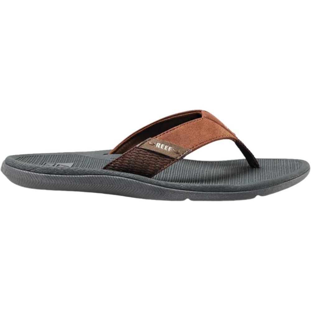 Reef Men's Santa Ana Flip Flops GREY/TAN