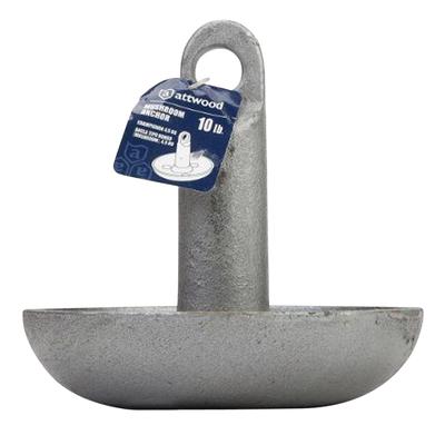 Attwood Mushroom Anchor Aluminum Painted