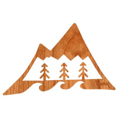 Rustek Great Outdoors Wood Sticker