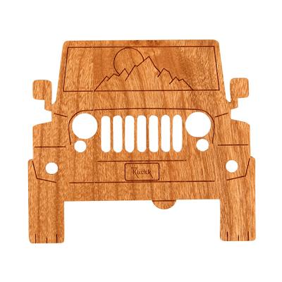Rustek Collective Jeep Wood Sticker