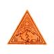 Rustek Base Camp Triangle Wood Sticker CHERRY