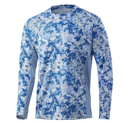 HUK Men's Icon X Tide Change Long Sleeve Shirt