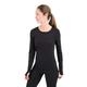 Terramar Women's Cloud Nine Baselayer Scoop Shirt BLACK