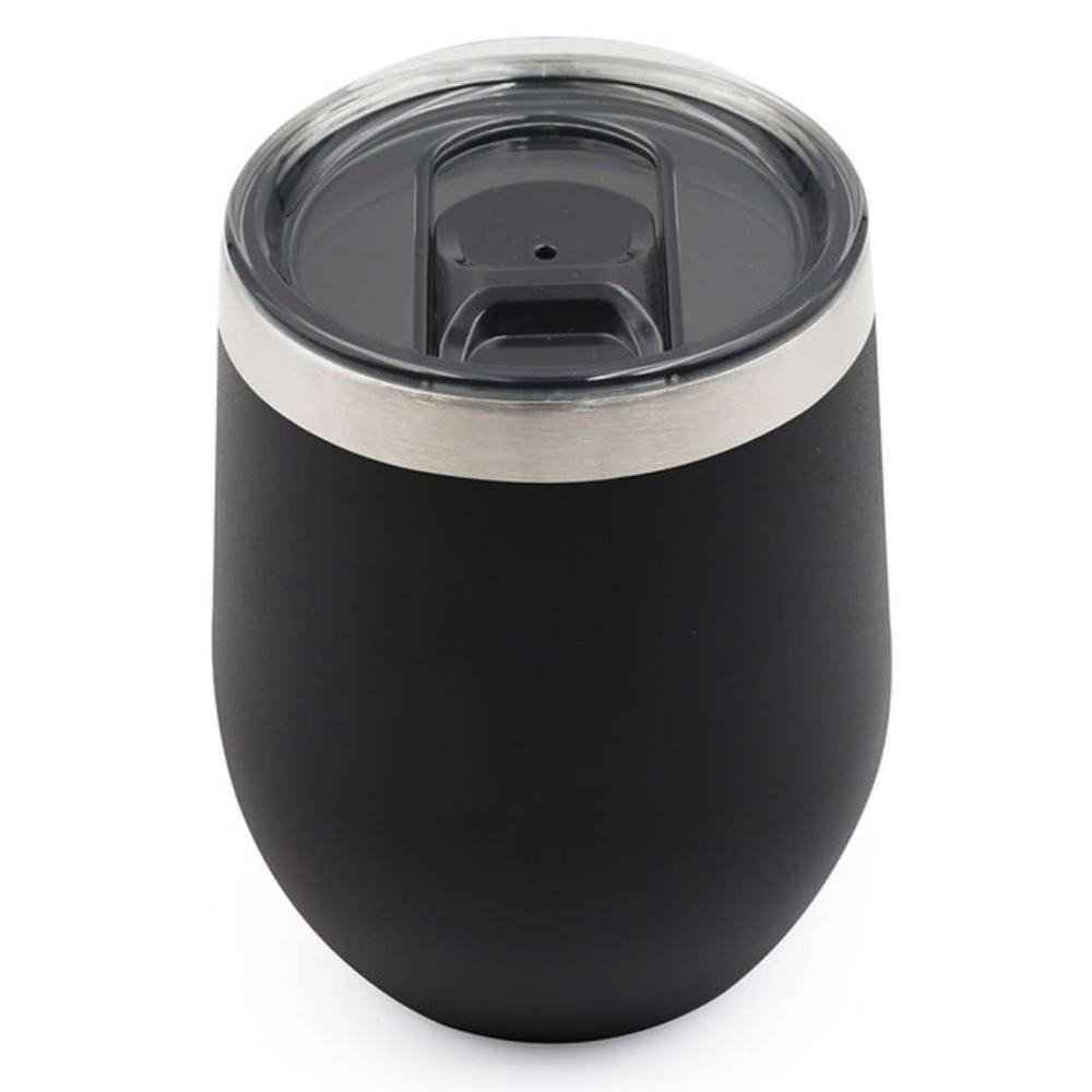  Yukon Outfitters 10 Oz Wine Tumbler - Black