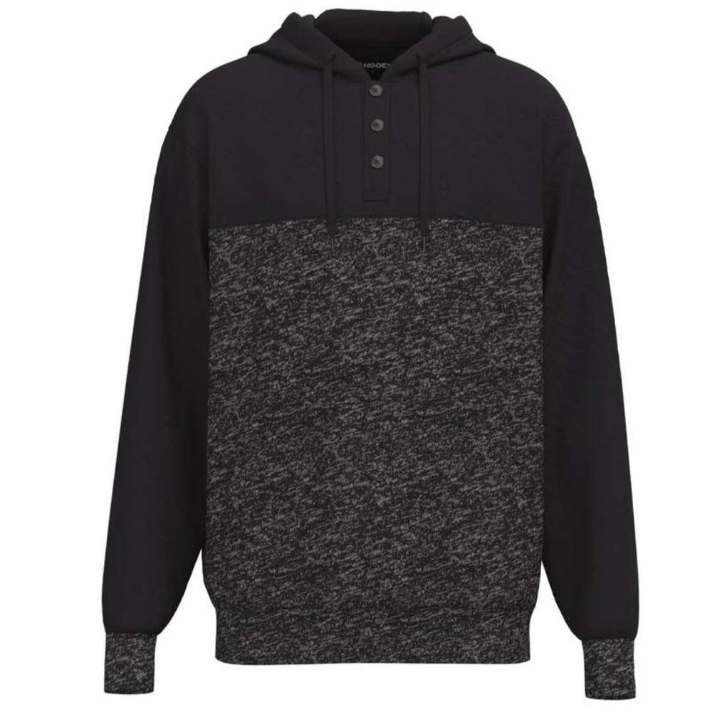 Hooey Men's Jimmy Quilt Hoody BLACK