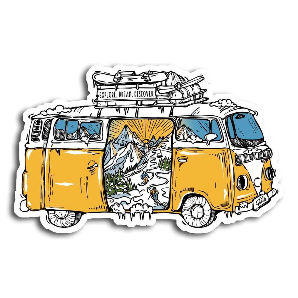  Wild Tribute Winter Road Trip Sticker