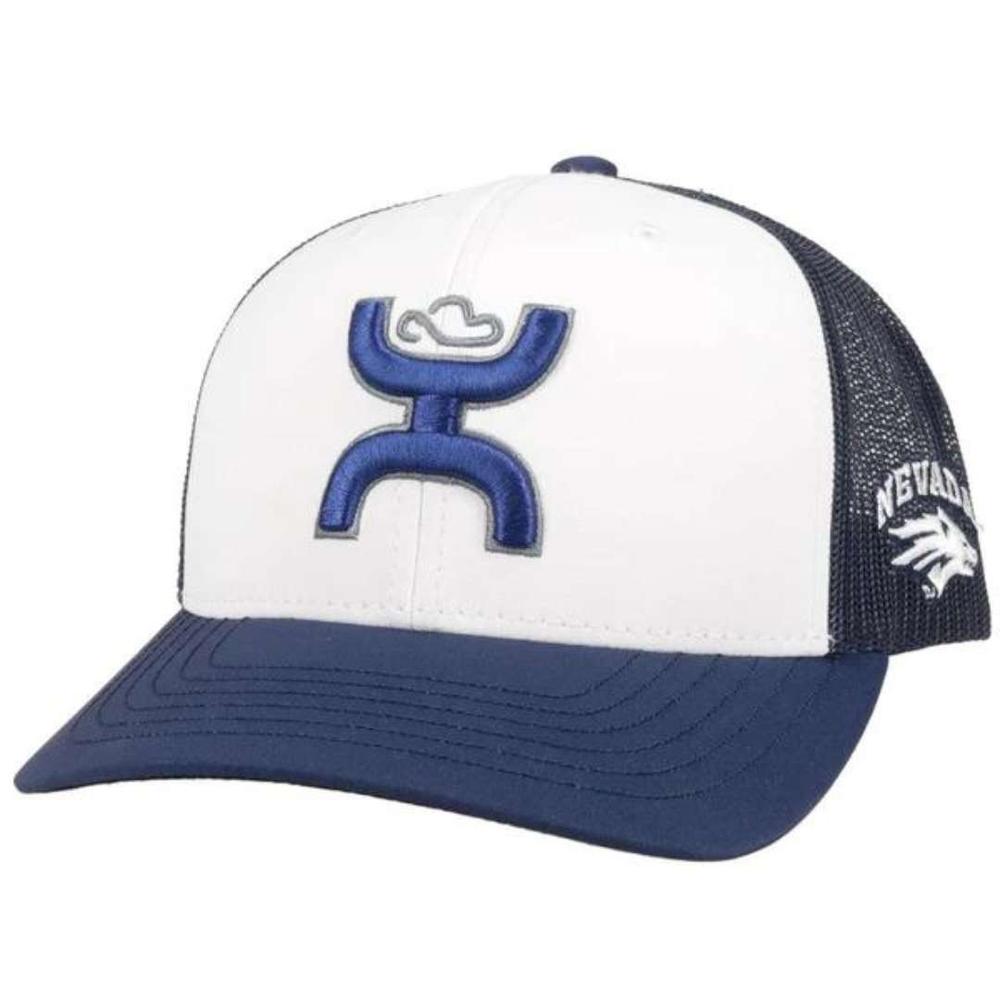  Hooey Men's University Of Nevada White/Navy Hat
