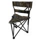 Black Sierra Heavy Duty Tri Hunt Stool w/ Back CAMO