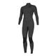O'neill Wetsuits 24 Women's Ninja 4/3mm Chest Zip Full BLK/BLK