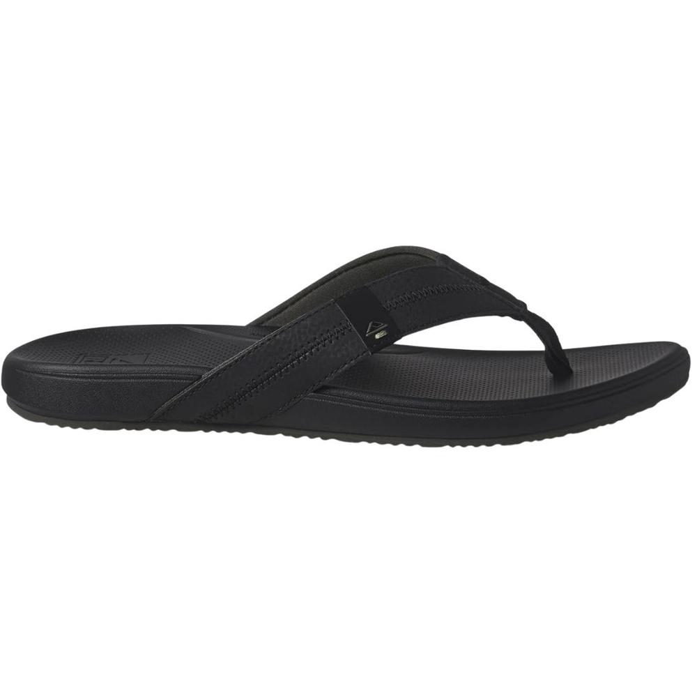 Reef Men's Cushion Phantom 2.0 Black Flip Flops BLACK