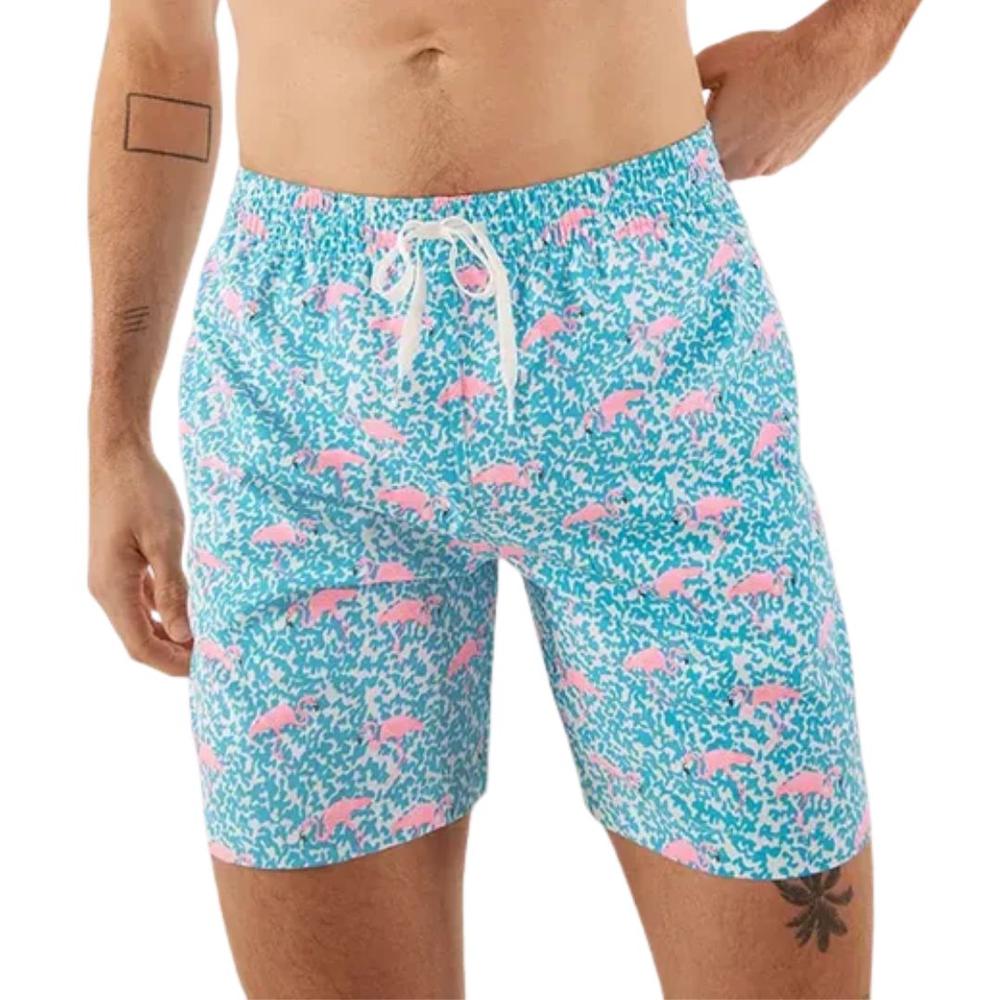 Chubbies The Domingos Are For Flamingos 7.0 Stretch Swim Trunks BRIGHTBLUESOLID
