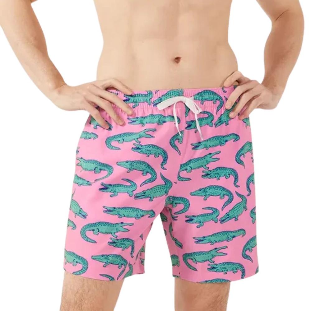 Chubbies The Glades 7.0 Stretch Swim Trunks PINK