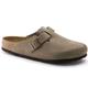 Birkenstock Boston Soft Footbed Suede Clog TAUPE