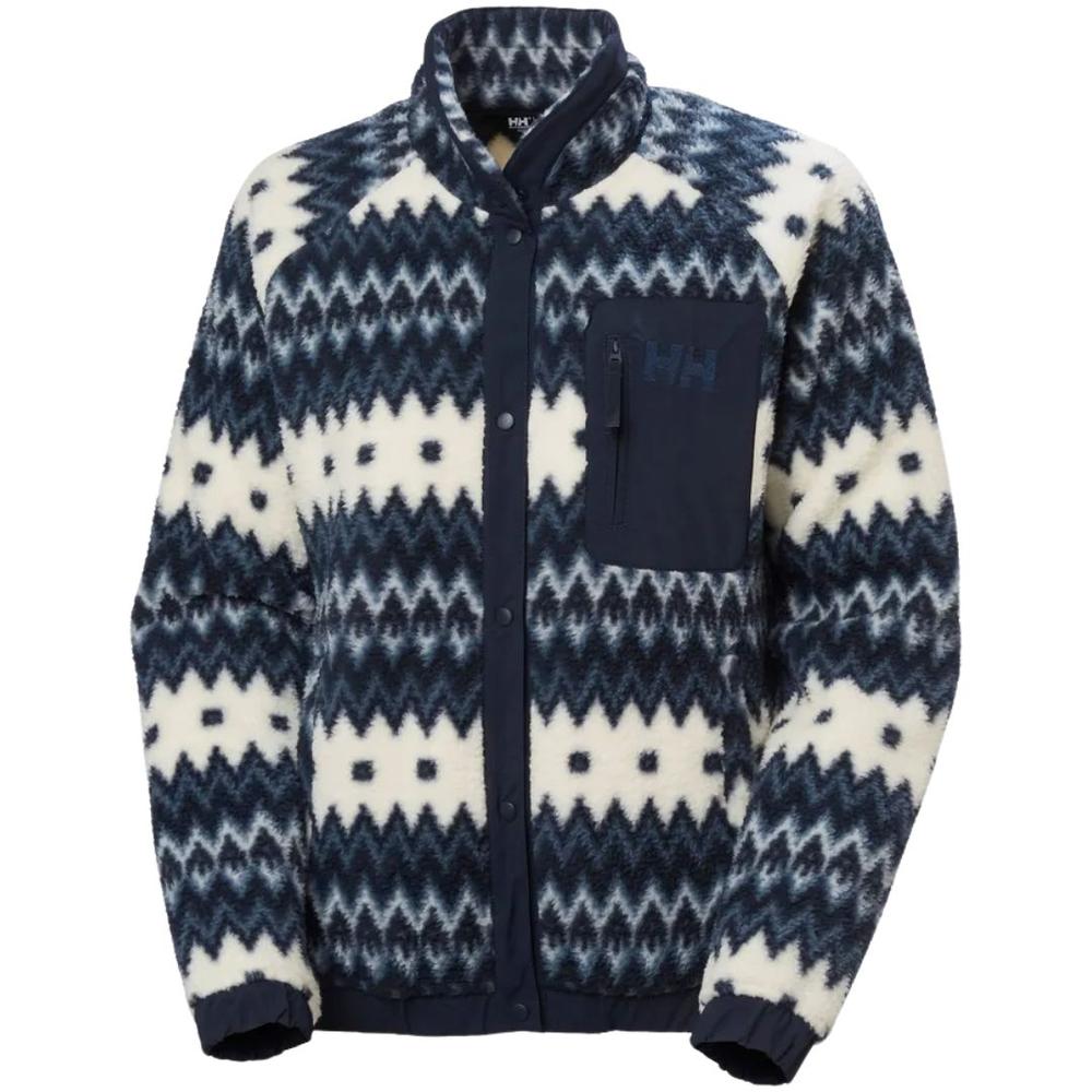 Helly Hansen Women's Imperial Printed Pile Snap NAVYNORDICAOP