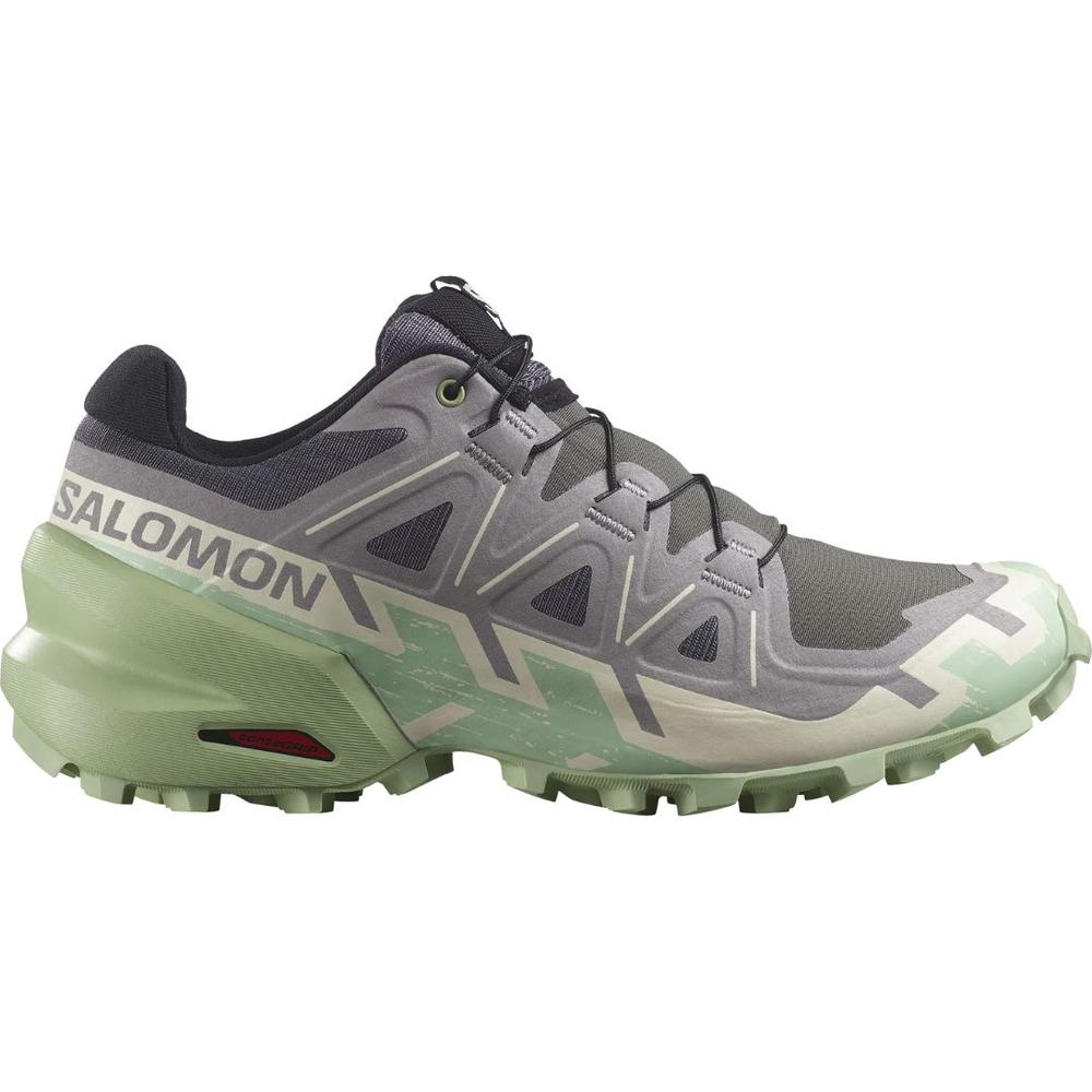 Salomon Women's Speedcross 6 Running Shoes CLROCKVANILASMOKE