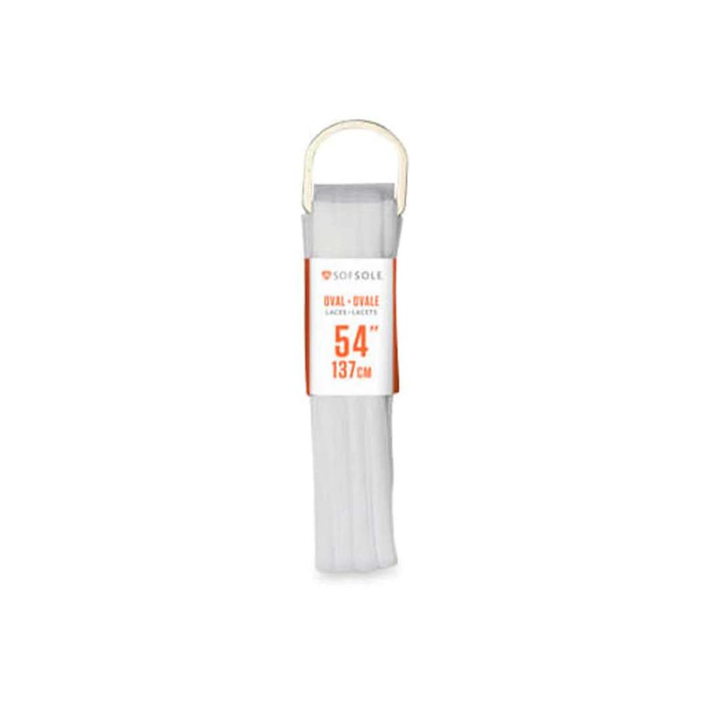  Sof Sole Dring White Oval Shoe Laces - 54 