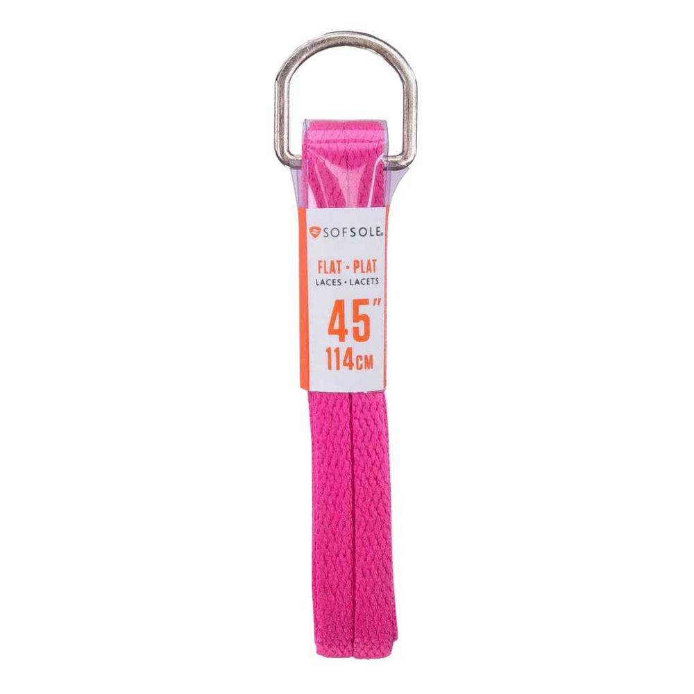  Sof Sole Dring Hot Pink Flat Shoe Laces - 45 