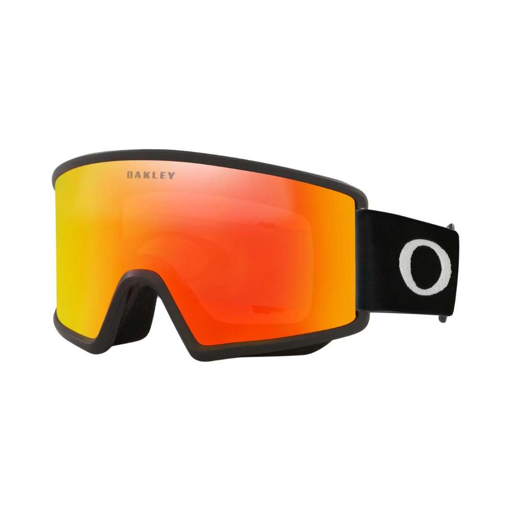  Oakley Target Line M Snow Goggles - Matte Black + Fire