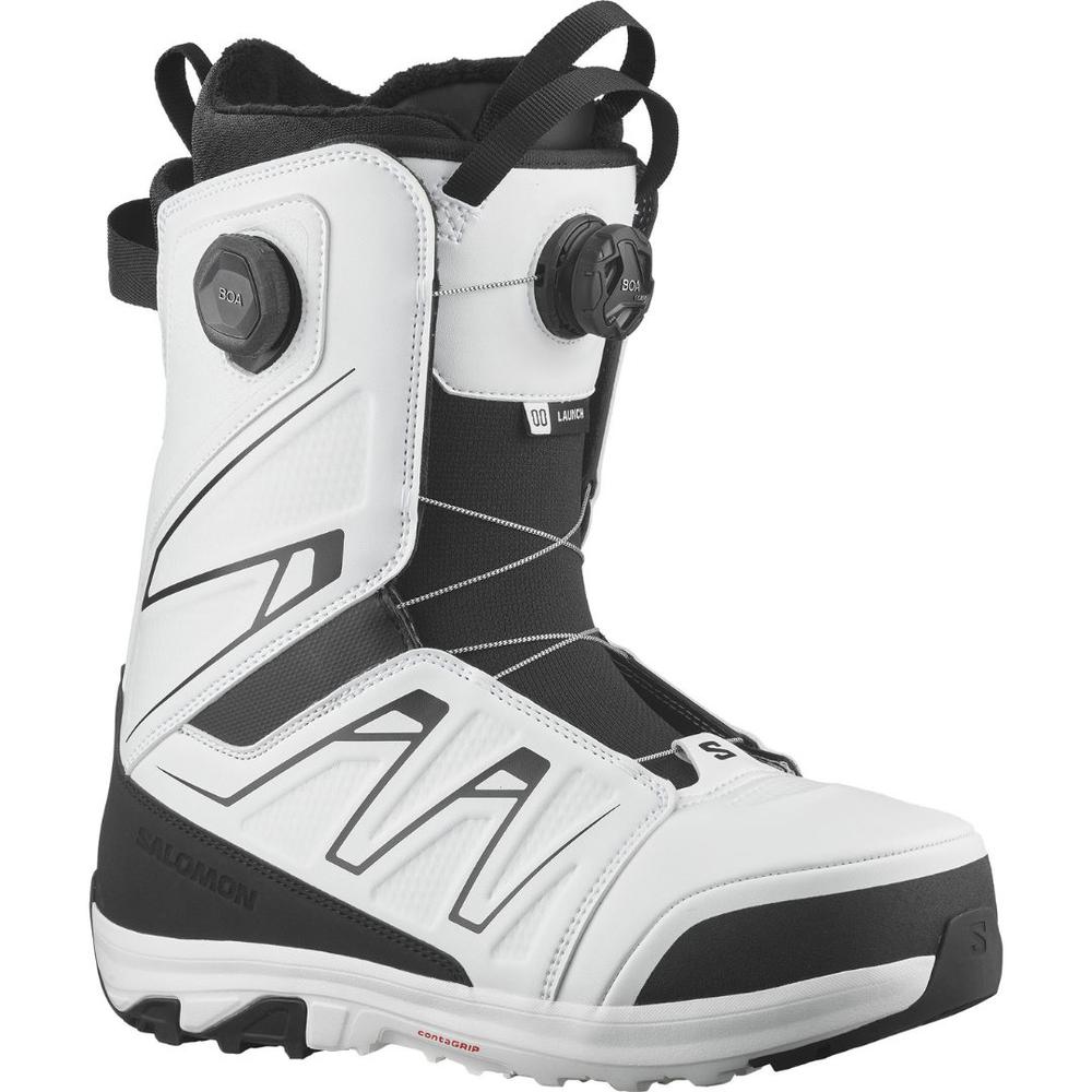 Salomon Men's Launch BOA SJ BOA Snowboard Boots 2026 BLACK/WHIT