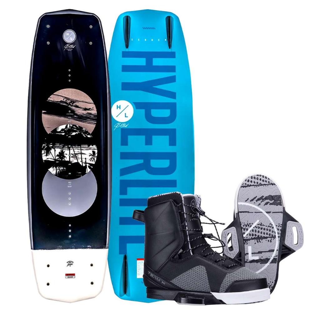  Hyperlite Sender 136 Wakeboard W/Team X 9/10 Bindings 2026