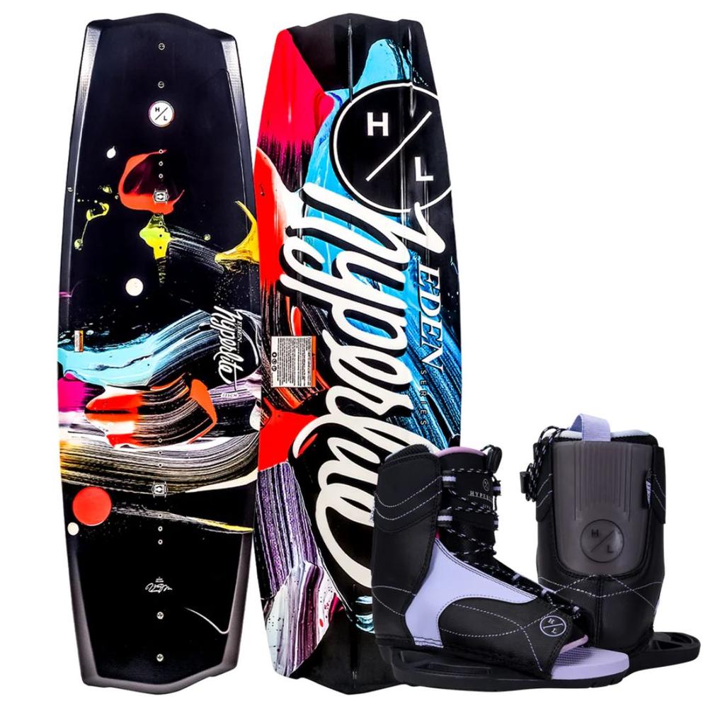 Hyperlite Eden Jr 125 Wakeboard w/ Jinx 4-8.5 Bindings 2026 NA