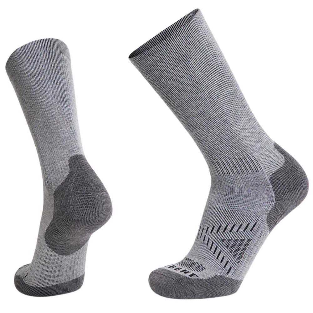Le Bent Light Crew Hiking Socks GREY