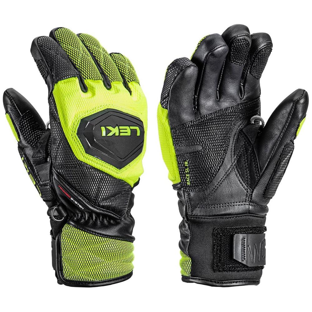 Leki WCR Venom 3D Junior Race Gloves BLACKLEMON