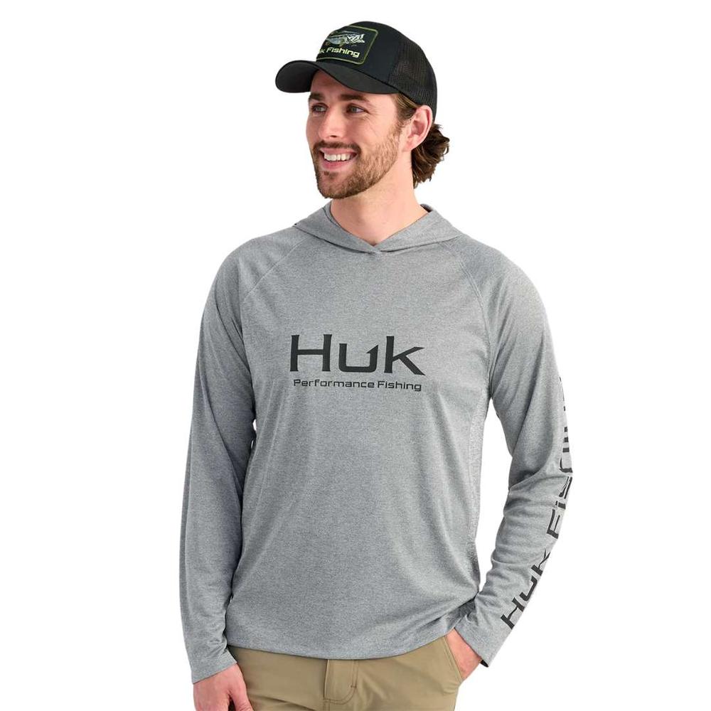Huk Men's Pursuit Hoodie NIGHTOWLHTHR