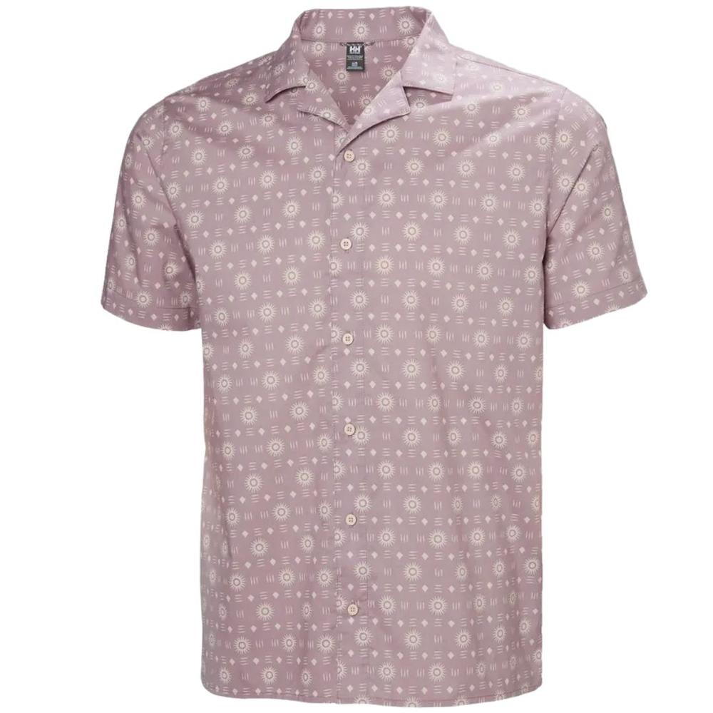 Helly Hansen Men's Holmen Short Sleeve Shirt PURPLECLAYSUNAOP
