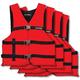 Airhead General Purpose CGA Life Vest 4 Pack RED