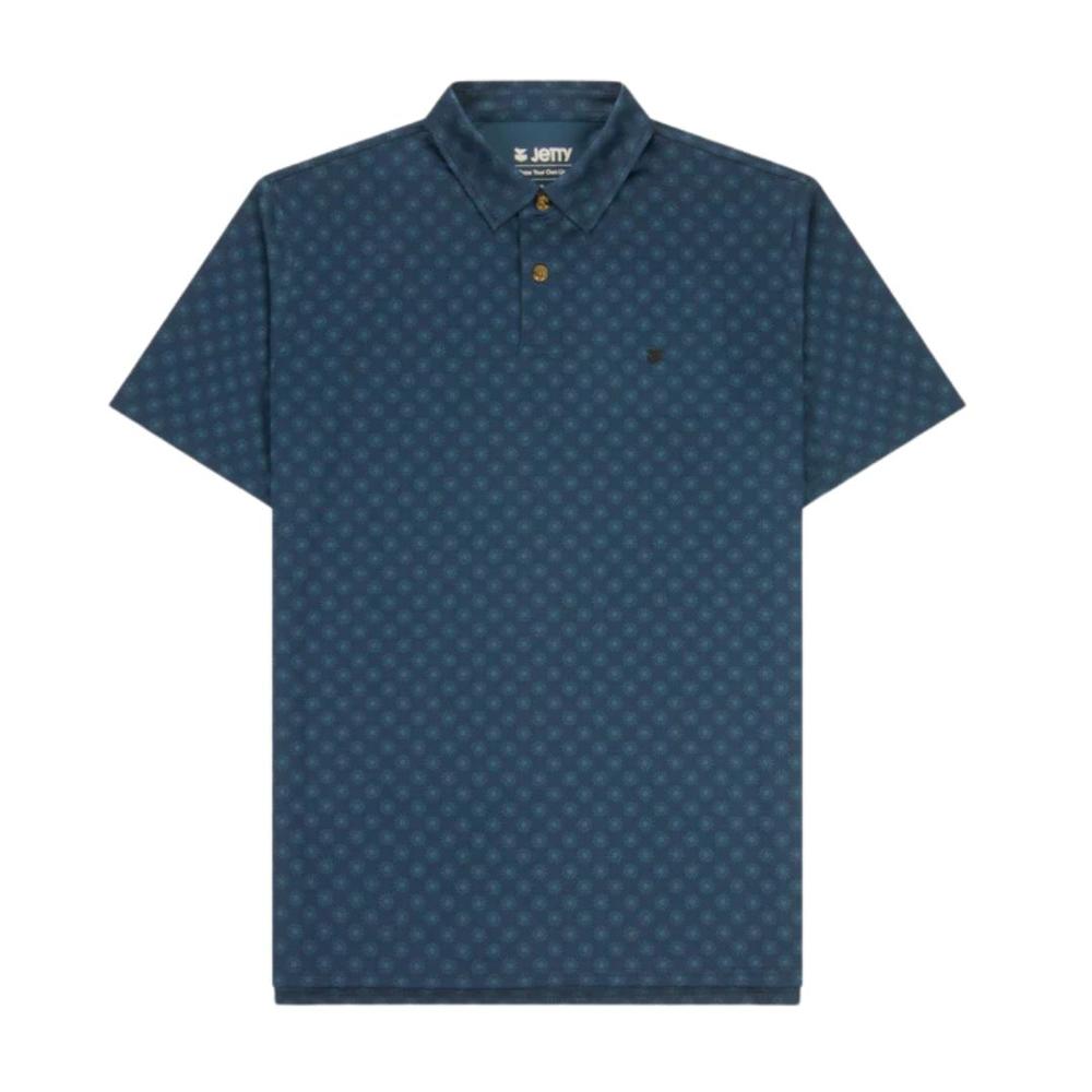 Jetty Bunker Polo Shirt BLUE