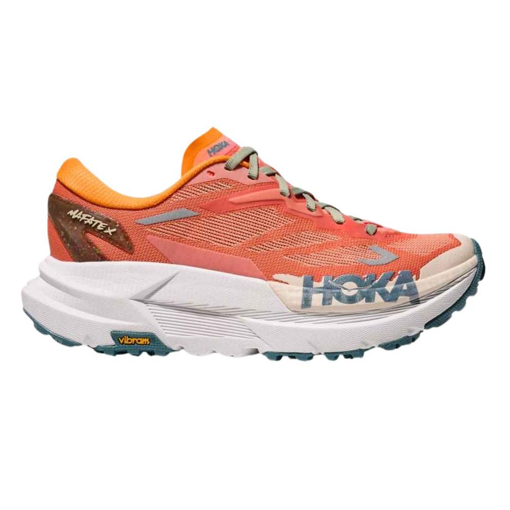 Hoka One Women's Mafate X Trail Running Shoes FELDSPAR/MOUNTAINFOG