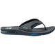 Reef Men's Fanning Flip Flops GUNMETAL/OCEAN