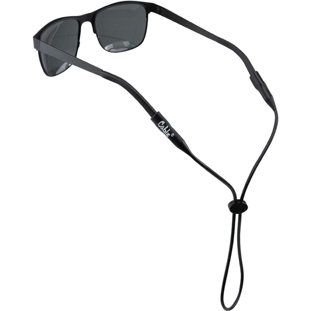 Cablz Silicone Adjustable Eyewear Retainer BLACK