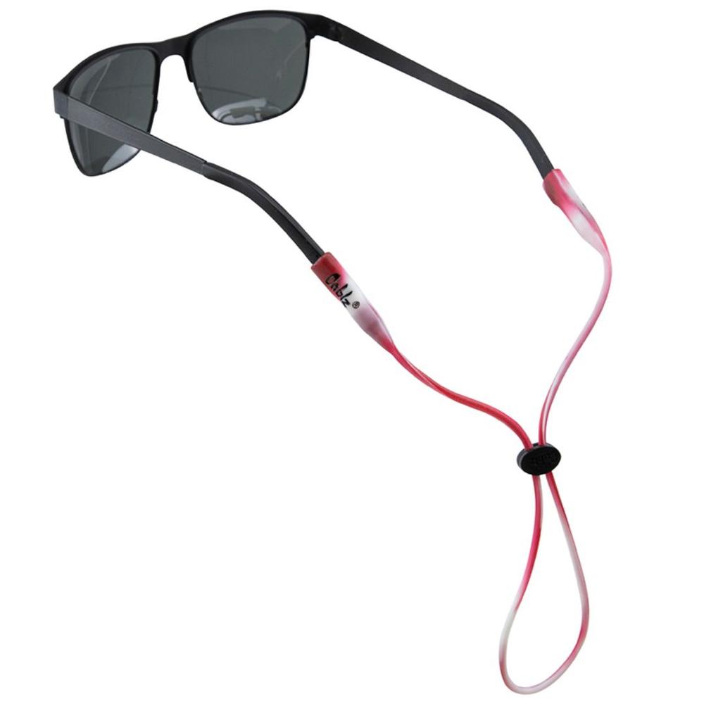 Cablz Silicone Adjustable Eyewear Retainer GARNETWHITE